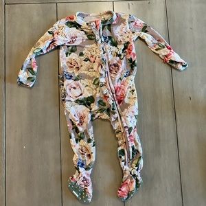 Posh Peanut 0-3 month girls footie pajama